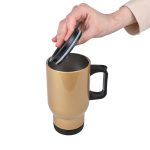 Süblimasyon Çelik Kulplu Bardak Termos - 450mlt - Görsel 2